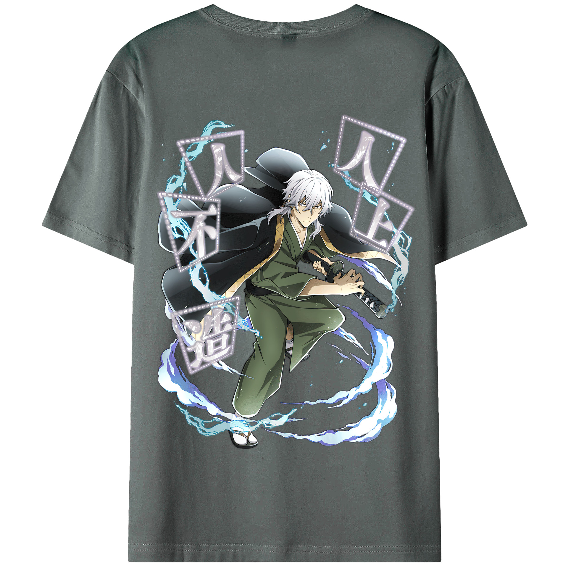 （画像用） 文豪ストレイドッグス Bungo Stray Dogs 綿100％半袖Tシャツ（背面プリント）